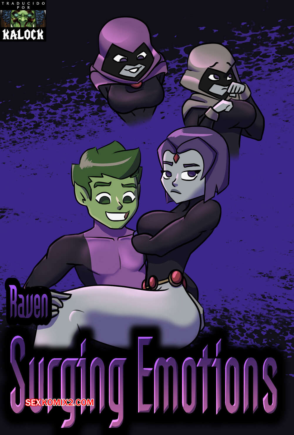 Comic porno Raven Surging Emotions. Evil Racoon