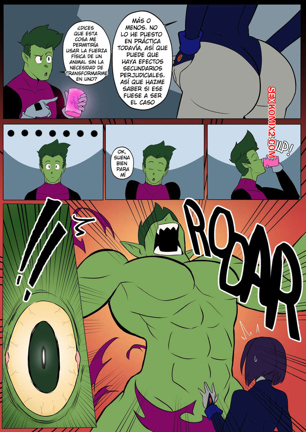 Comic porno Ravens Savage Serum. Banjabu