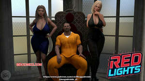 Comic porno RED Lights. Parte 1. Meggadroide.