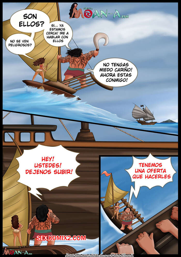 Comic porno RETURN. Parte 2. Moana.