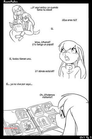 Comic porno ROOMMATES. Black Kitten.