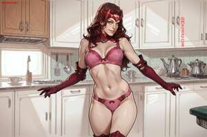 Comic porno Scarlet Witch. A Recipe for Trouble. Playful Sloth