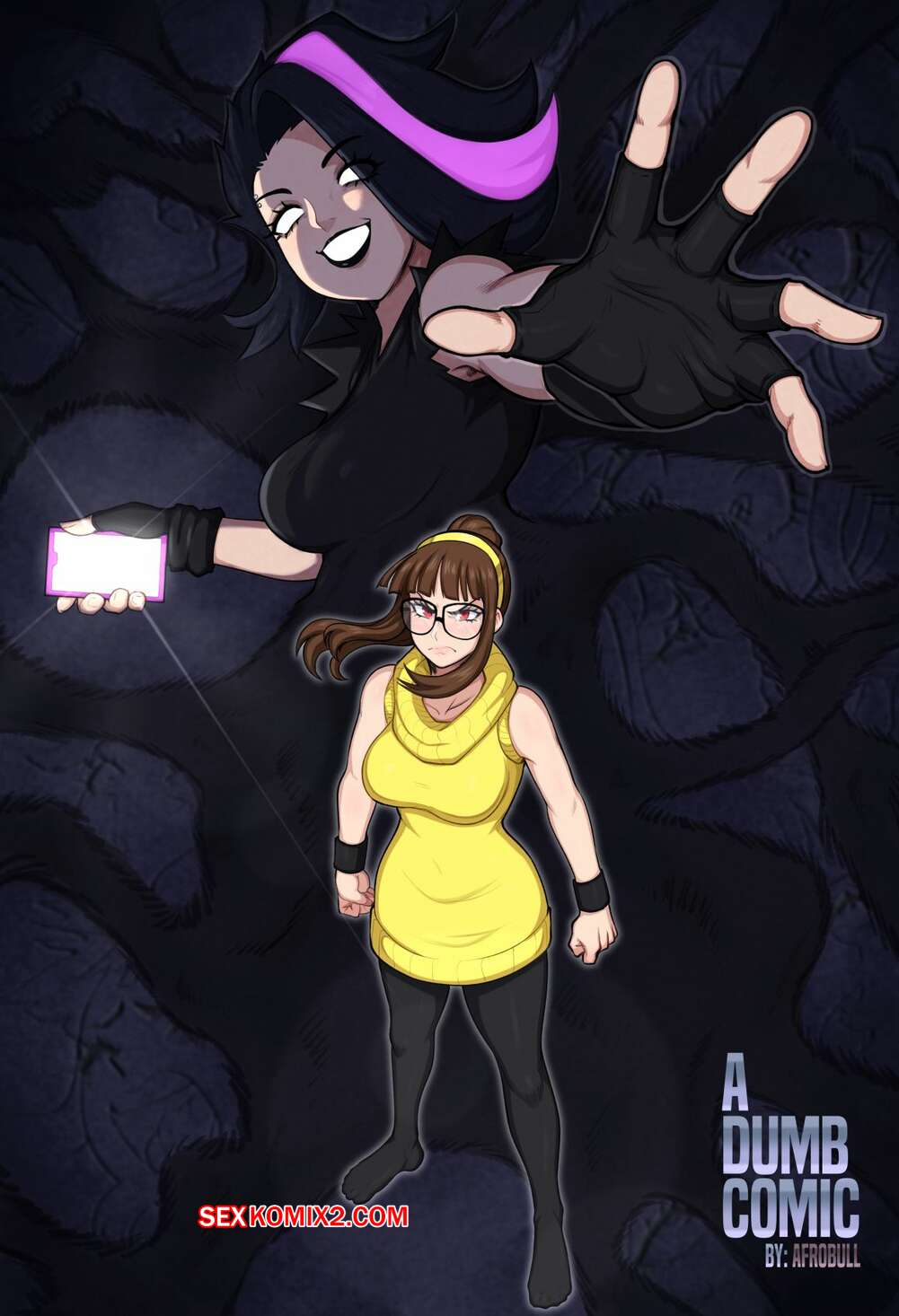 Comic porno SCHOOLGIRL. Afrobull.