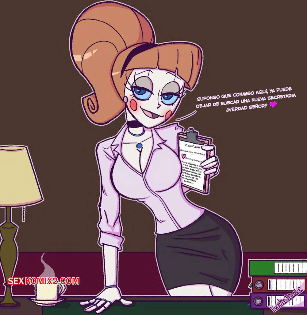 Comic porno Secretaria Molly. HoneyMapache