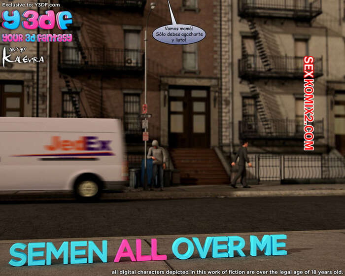 Comic porno SEMEN all over me. Y3DF.