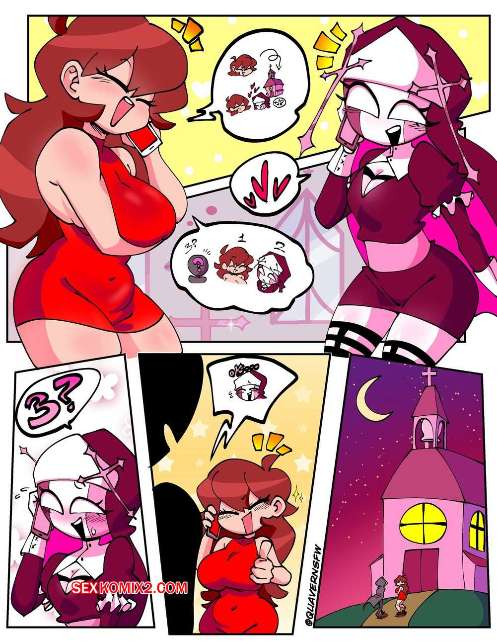 Comic porno Servente and Girlfriend 2. QuaverNSFW