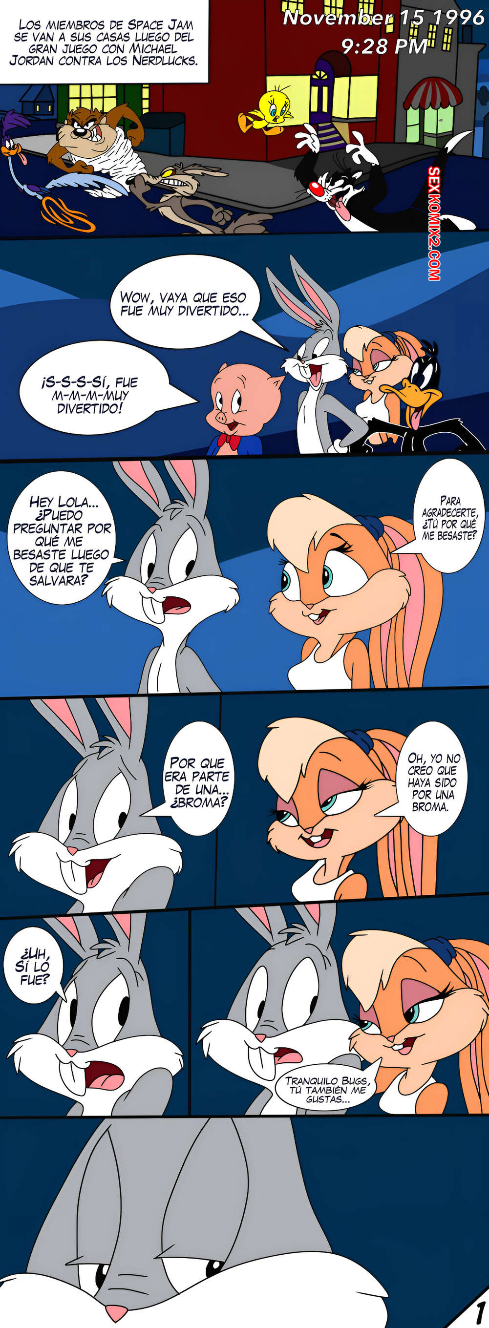 Comic porno SPACE JAM Alternative Ending. Nickhapper124.