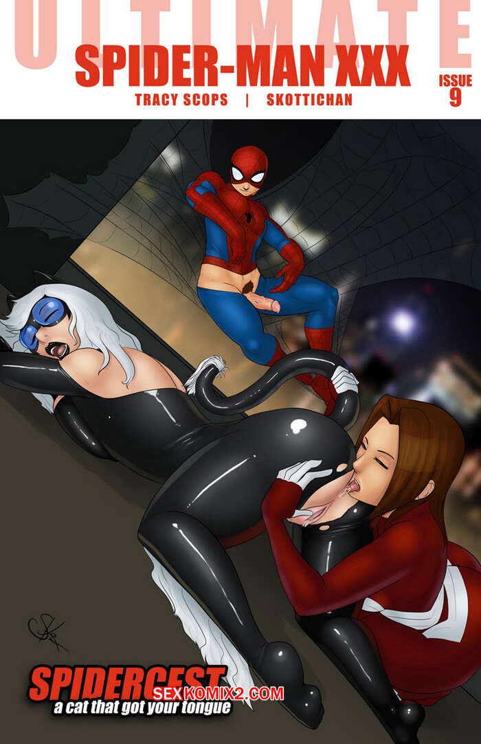 Comic porno SPIDERCEST. Parte 9. Tracy Scops.