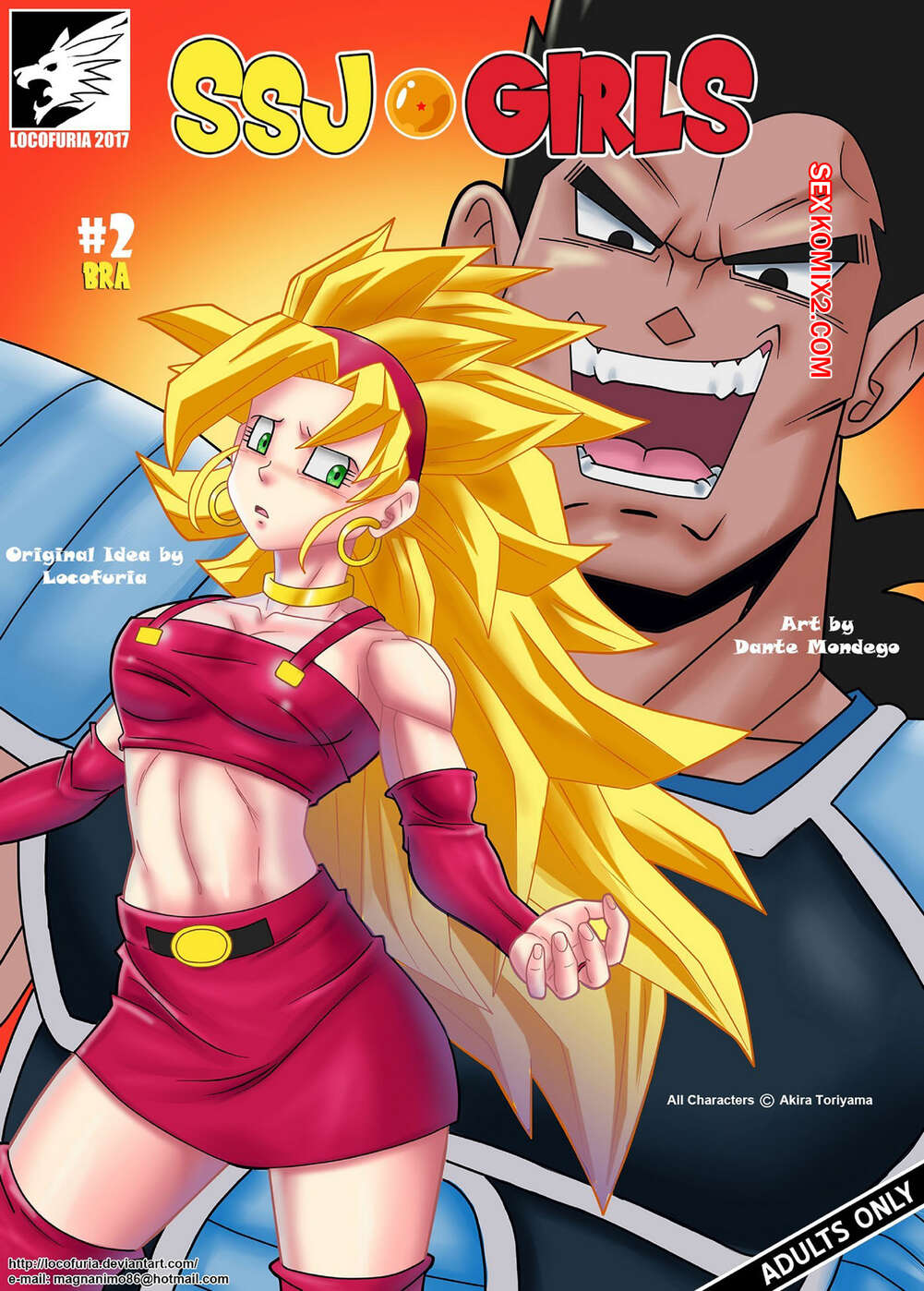 Comic porno SSJ GIRLS. 2 Bra. Locofuria.