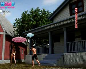 Comic porno STRANGERS in a STRANGELAND. Parte 2. Y3DF.