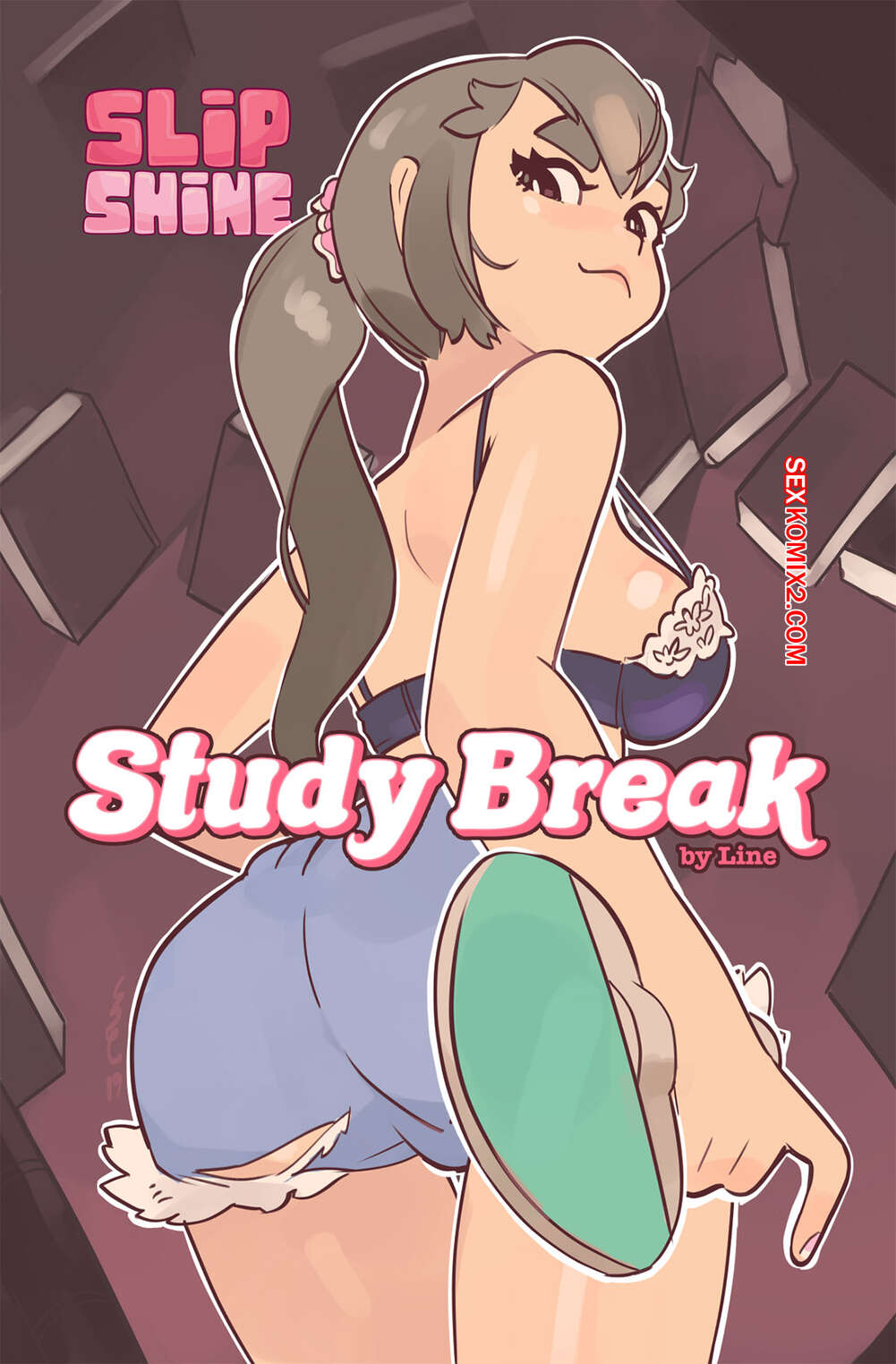 Comic porno STUDY Break. Parte 1. SlipShine.