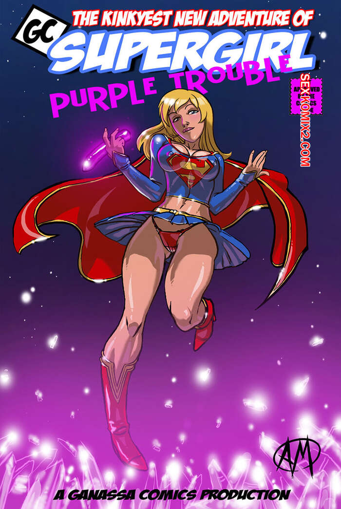 Comic porno SUPER GIRL Purple Trouble. Ganassa.