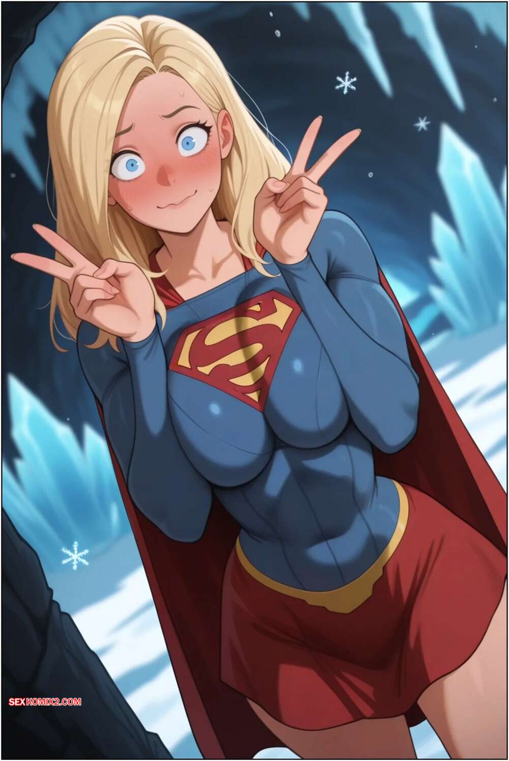 Comic porno Supergirl. WaifuInvoker