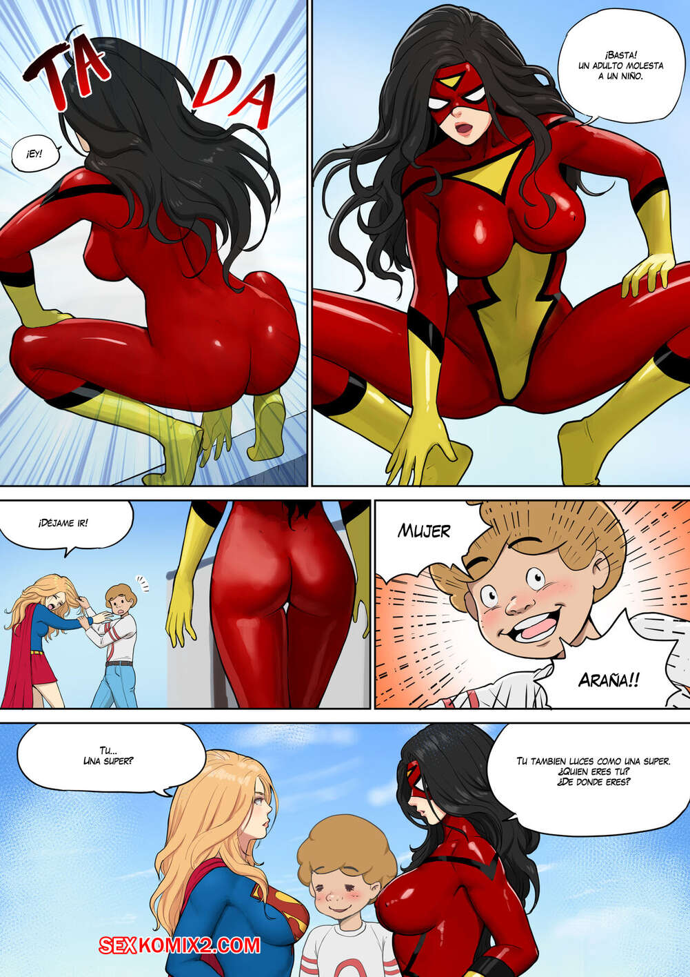 Supergirl - vs - Spiderwoman