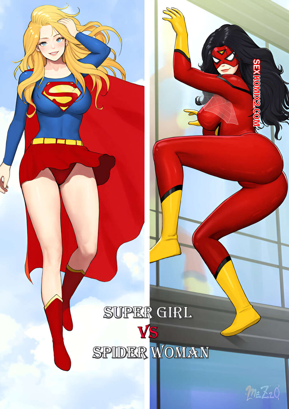 Supergirl - vs - Spiderwoman