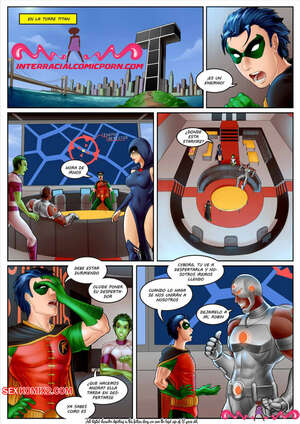 Comic porno SUPERHEROES. Interracialcomicporn.