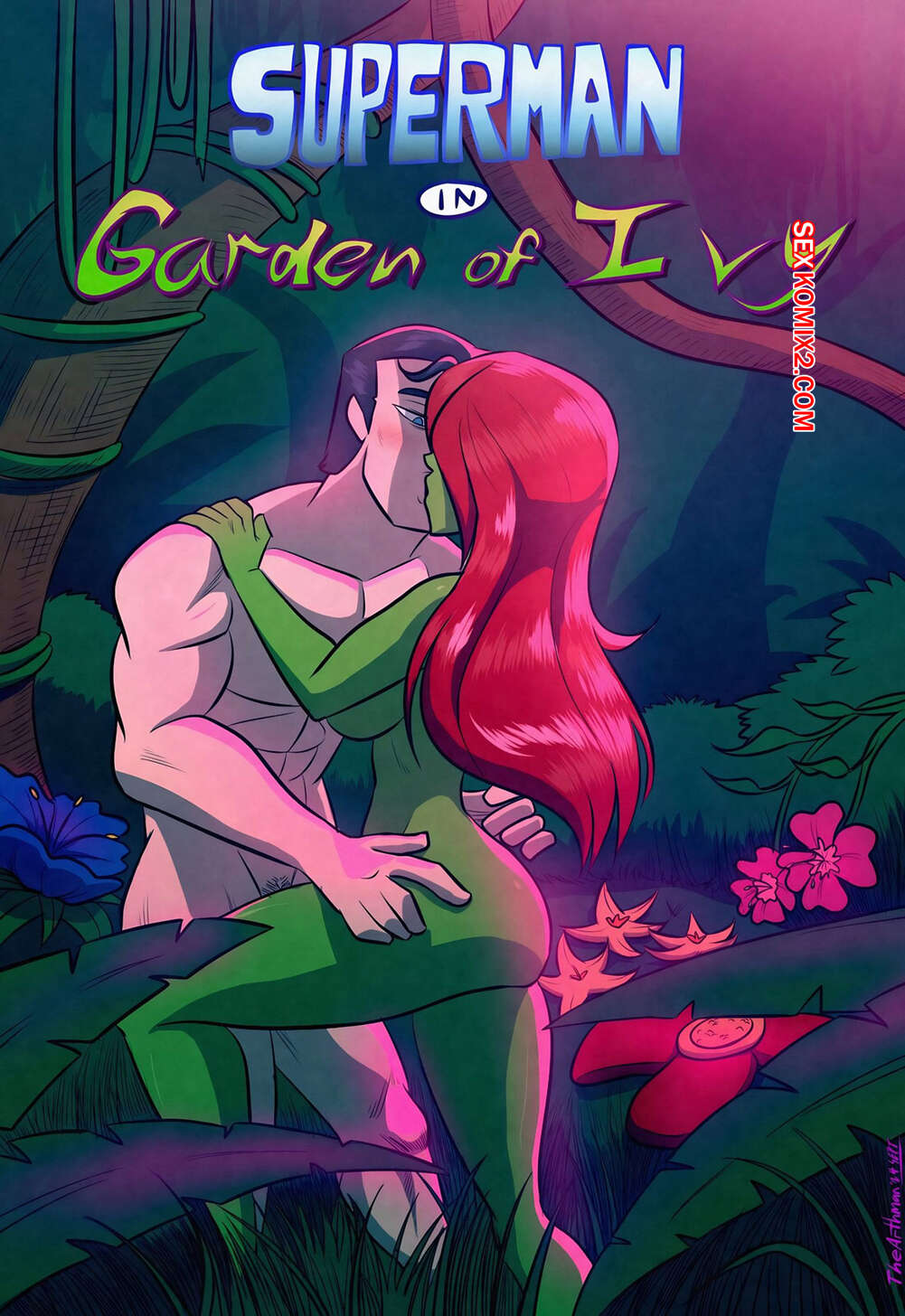 Comic porno SUPERMAN in Garden of Ivy. The Arthman.