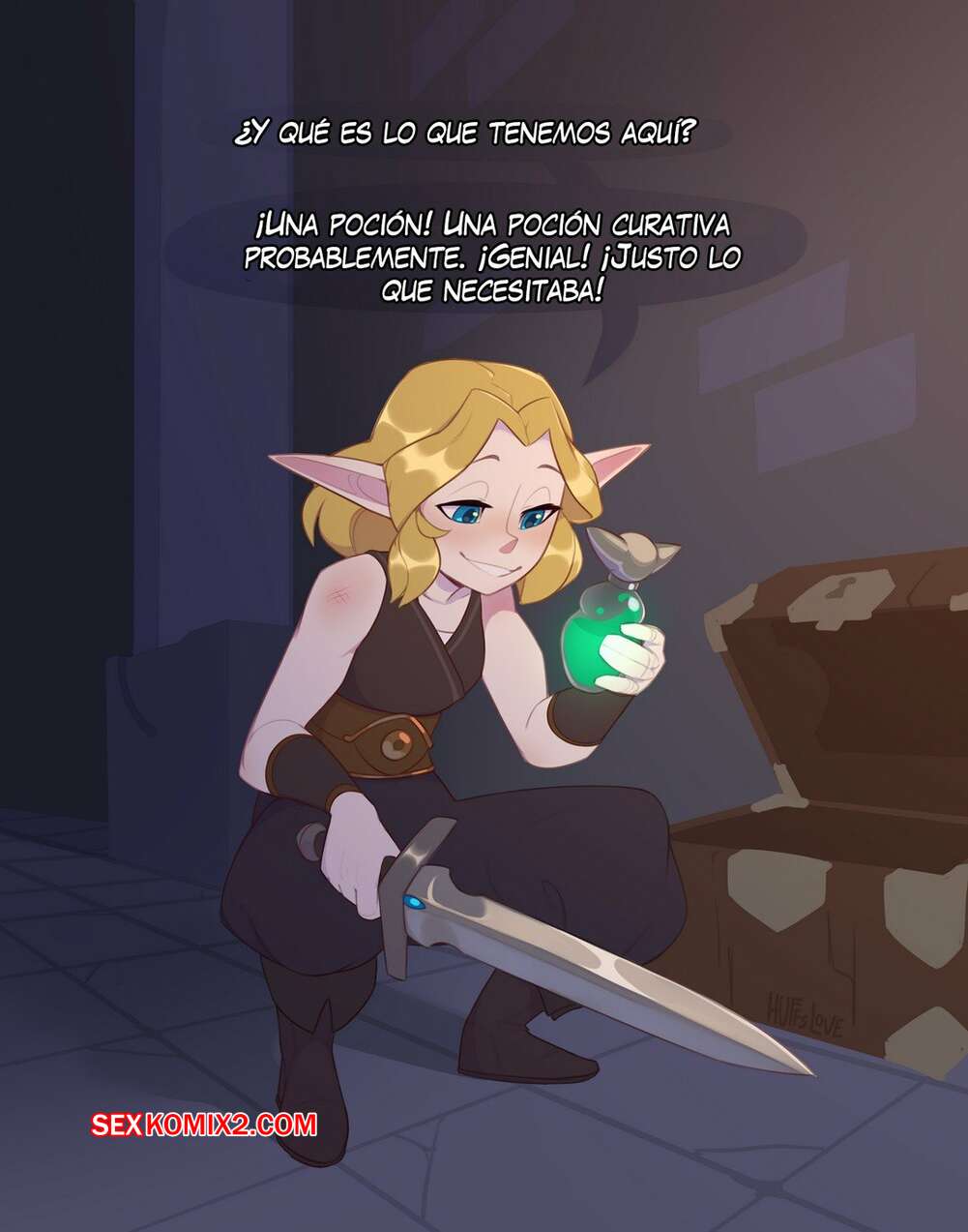 Comic porno Syllia. HuffsLove