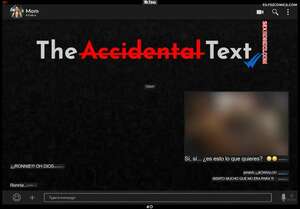 Comic porno The Accidental Text. Mr.Foxx
