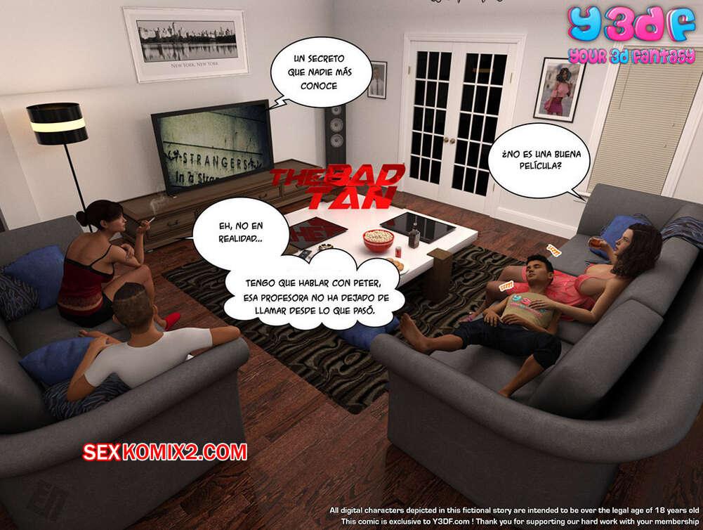 Comic porno The BAD TAN. Parte 1. Y3DF.