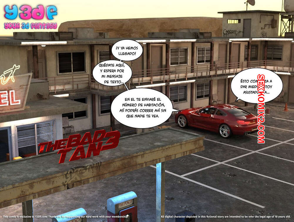 Comic porno The BAD TAN. Parte 3. Y3DF.