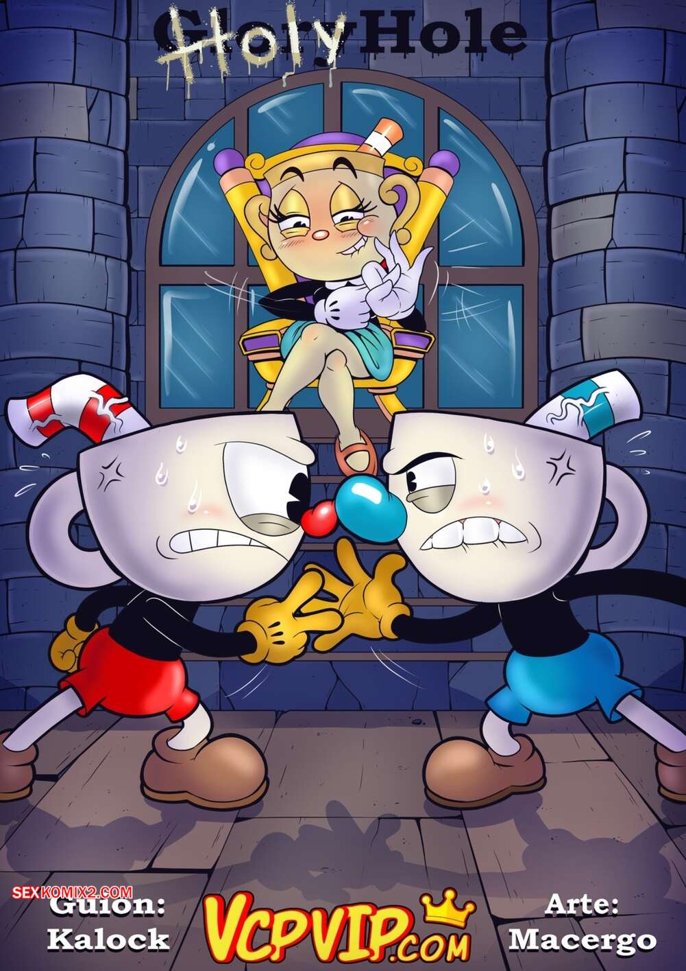 Comic porno The Cuphead Show 3. Macergo