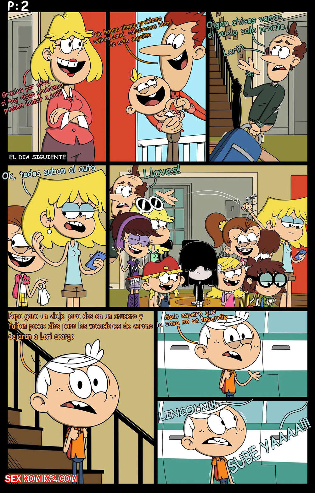 Una casa de locos comics porno