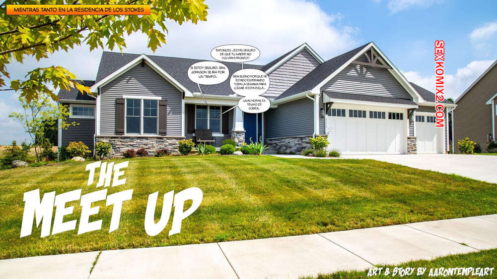 Comic porno The MEET Up. Parte 1. AaronTempleArt.