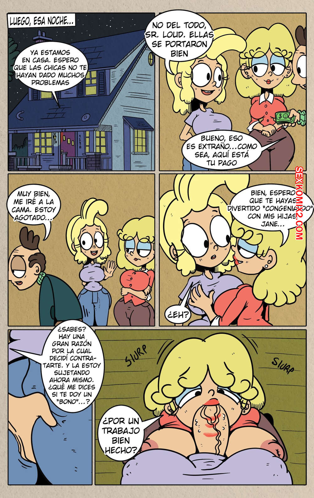 The loud house comic el es mi niñero