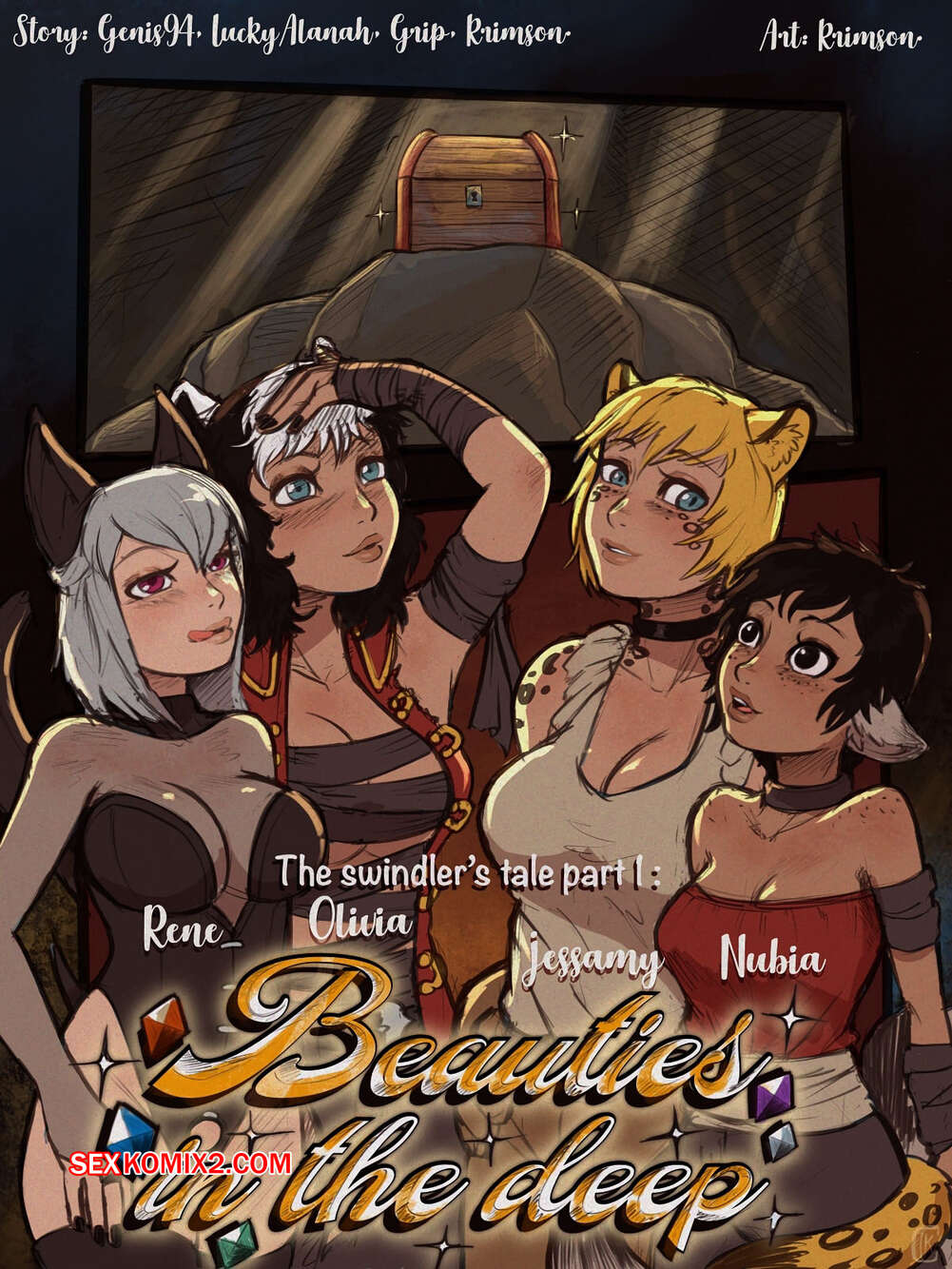 Comic porno The SWINDLERS TALE 1. Beauties in the Deep. Krimson Karma.