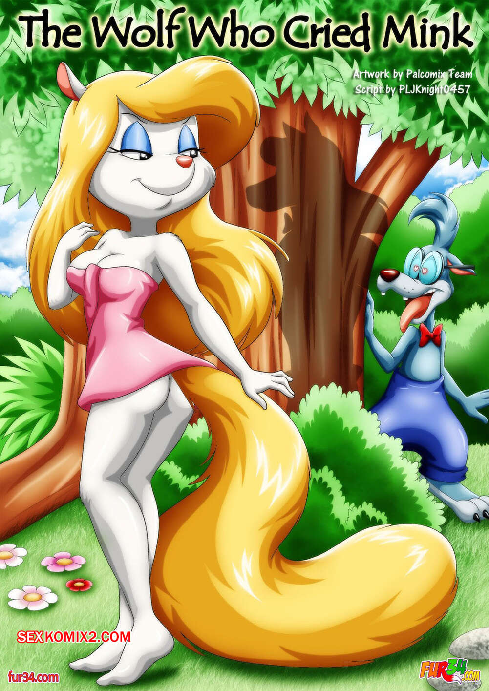 Comic porno The WOLF who cried Mink. Palcomix.