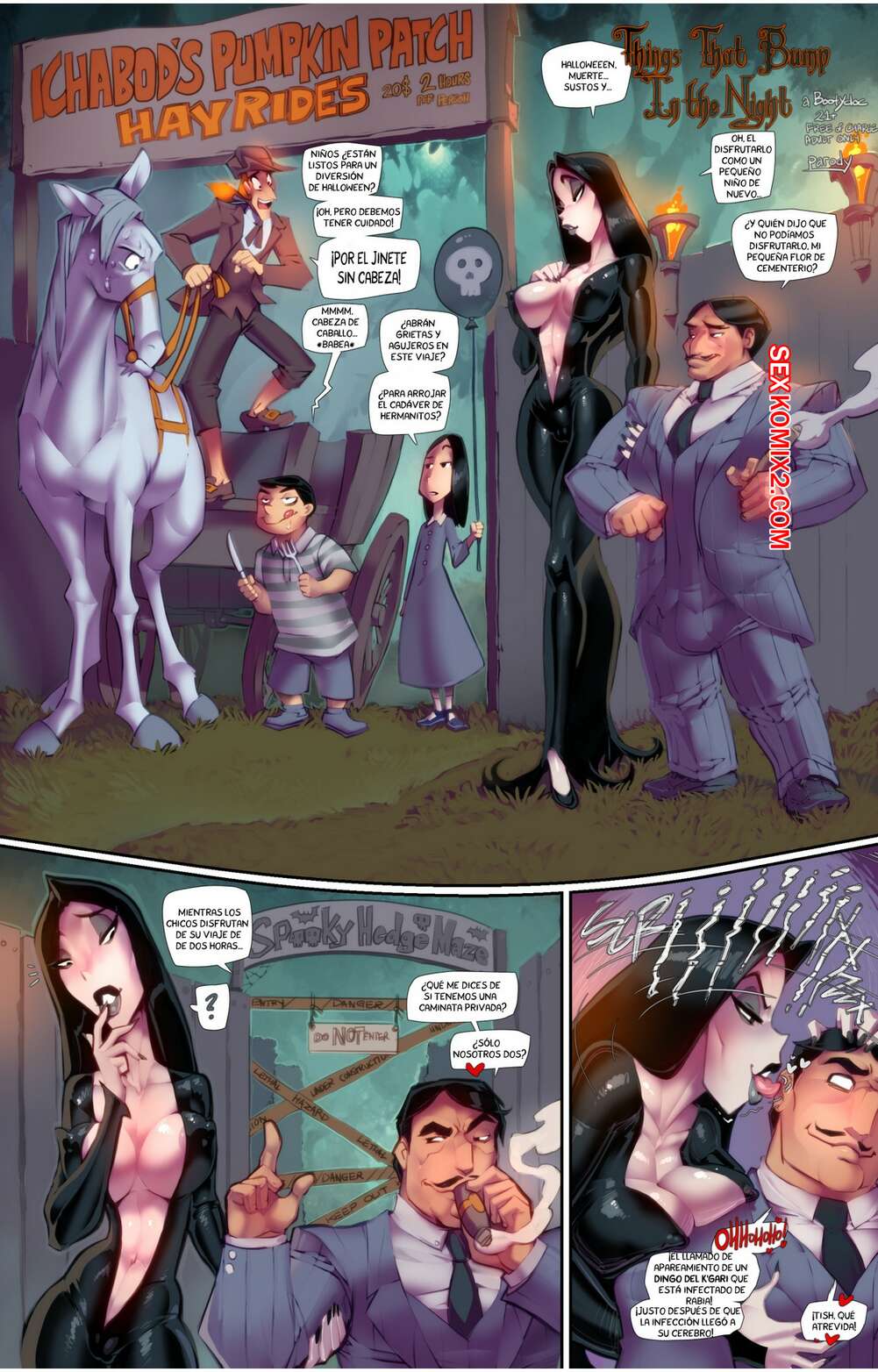 Comic porno Things that BUMP in the NIGHT. Fred Perry.