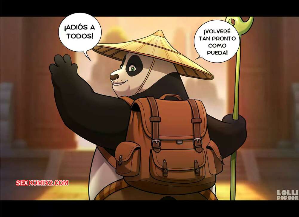 Comic porno TIGRESS and Master SHIFU. Lollipopcon.