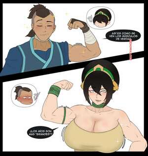 Comic porno Toph X Sokka. Escriba