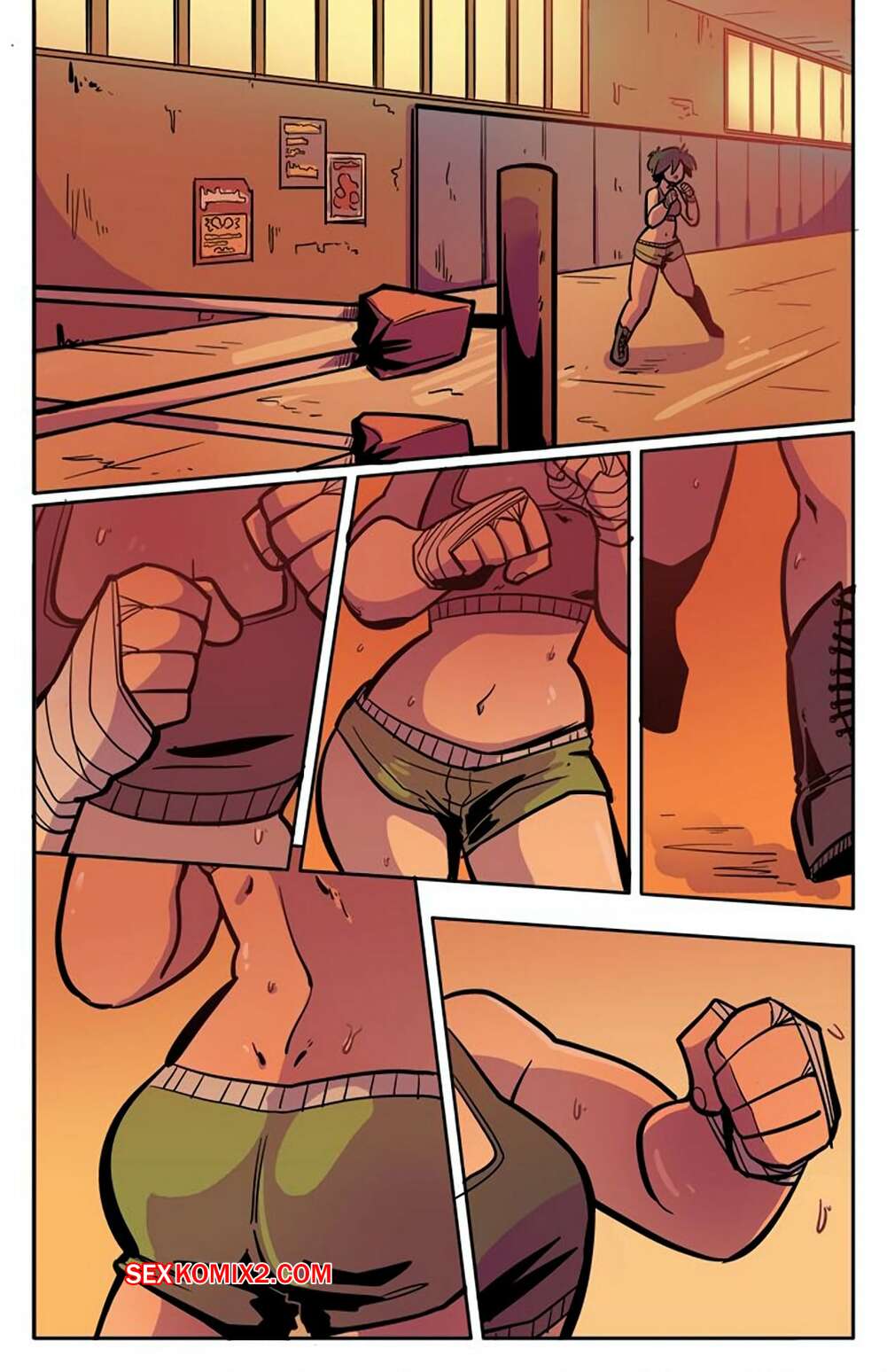 Comic porno TRAINING May. Lesli Brown.