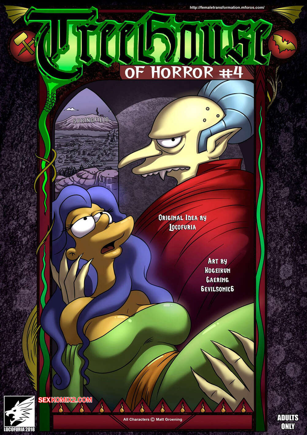 Comic porno Treehouse of Horror 4. Kogeikun