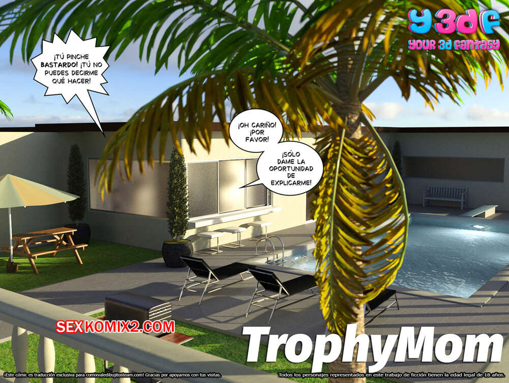 Comic porno TROPHYMOM. Parte 1. Y3DF.
