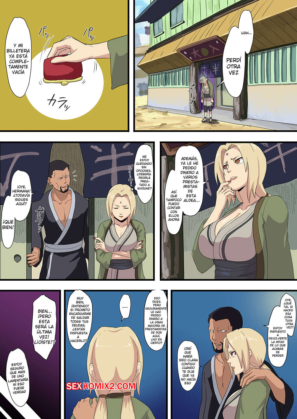 Comic porno TSUNADE Shakkin. Iwao.