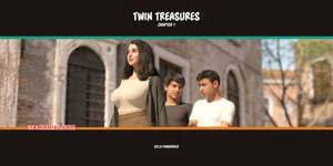 Comic porno TWIN Treasures. Parte 1. Himeros3D.