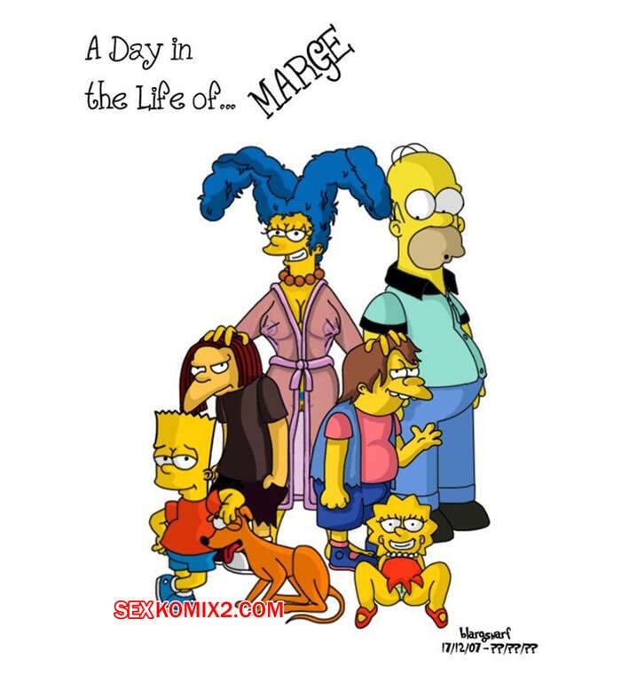 Comic porno Un Dia en la Vida de MARGE. Parte 1. Blargsnarf.