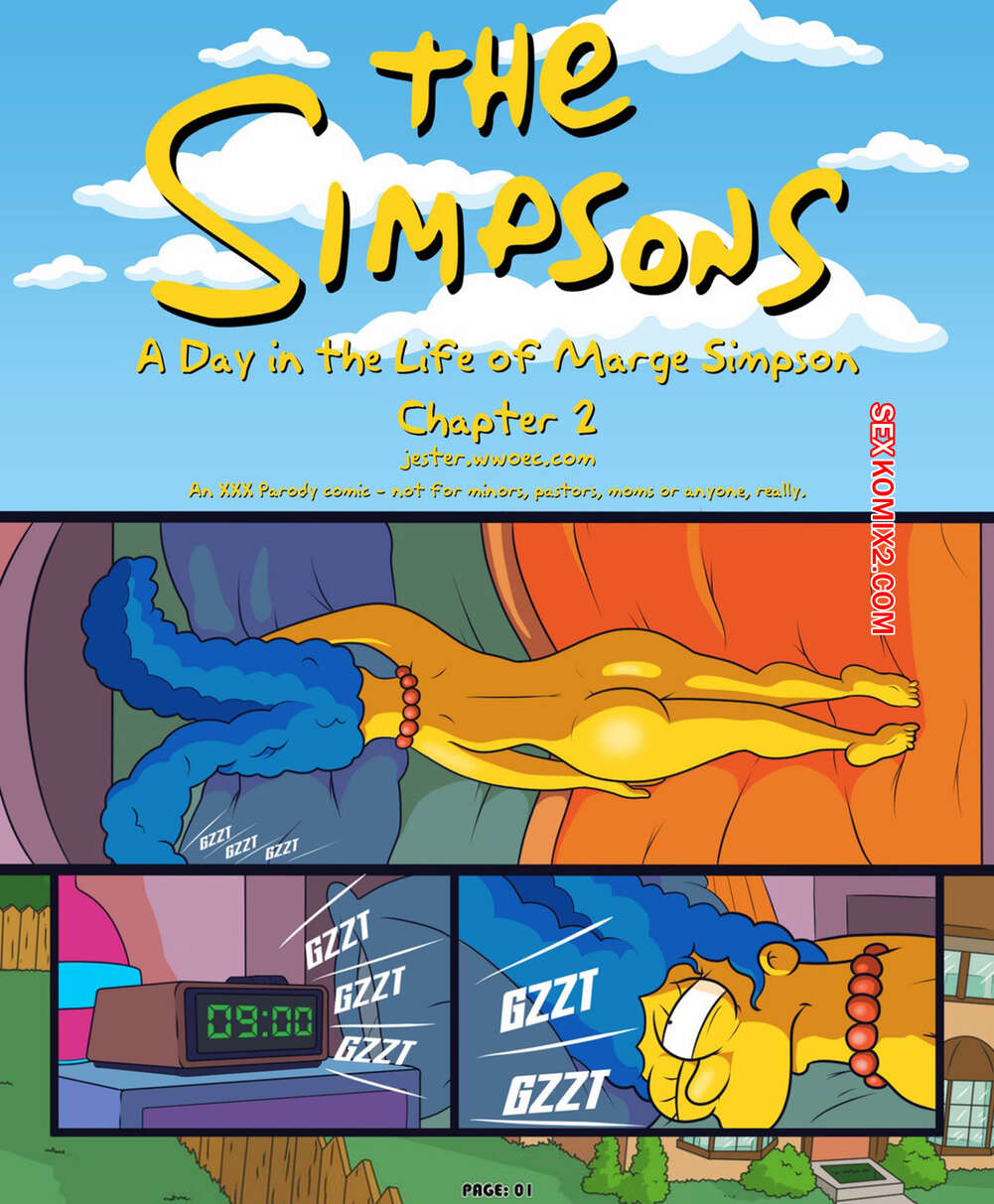 Comic porno Un Dia en la Vida de MARGE. Parte 2. Blargsnarf.