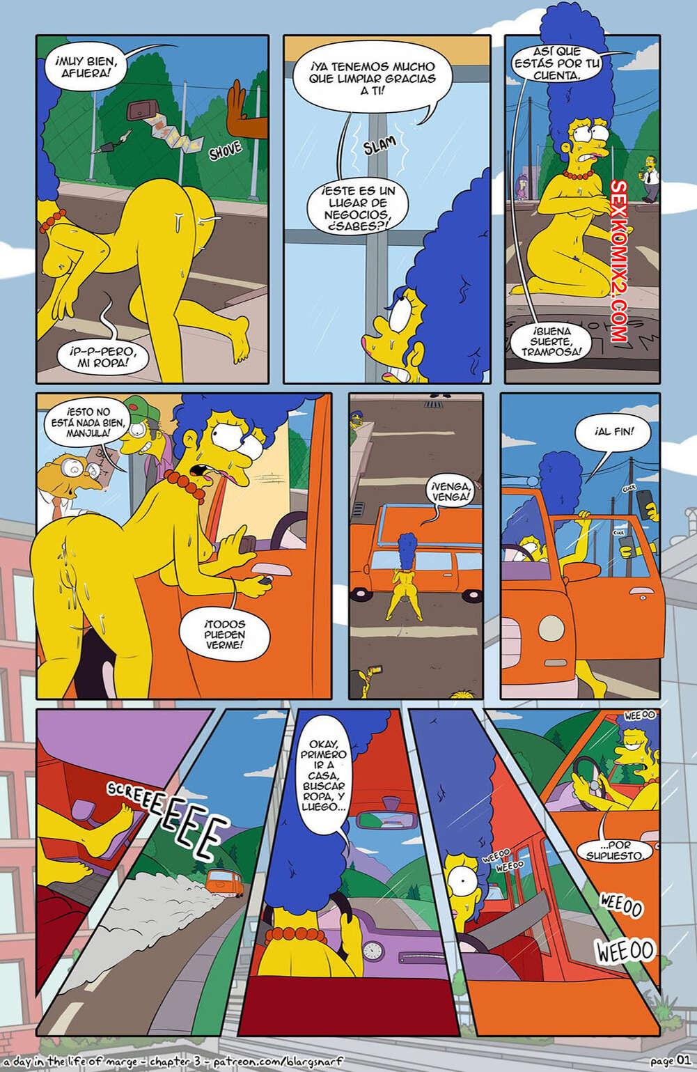 ✅️ Comic porno Un Dia en la Vida de MARGE. Parte 3. Blargsnarf. cómico de  sexo caliente MILF Marge ✅️ | | Cómics porno con hentai en español solo  para adultos | wporncomics.com