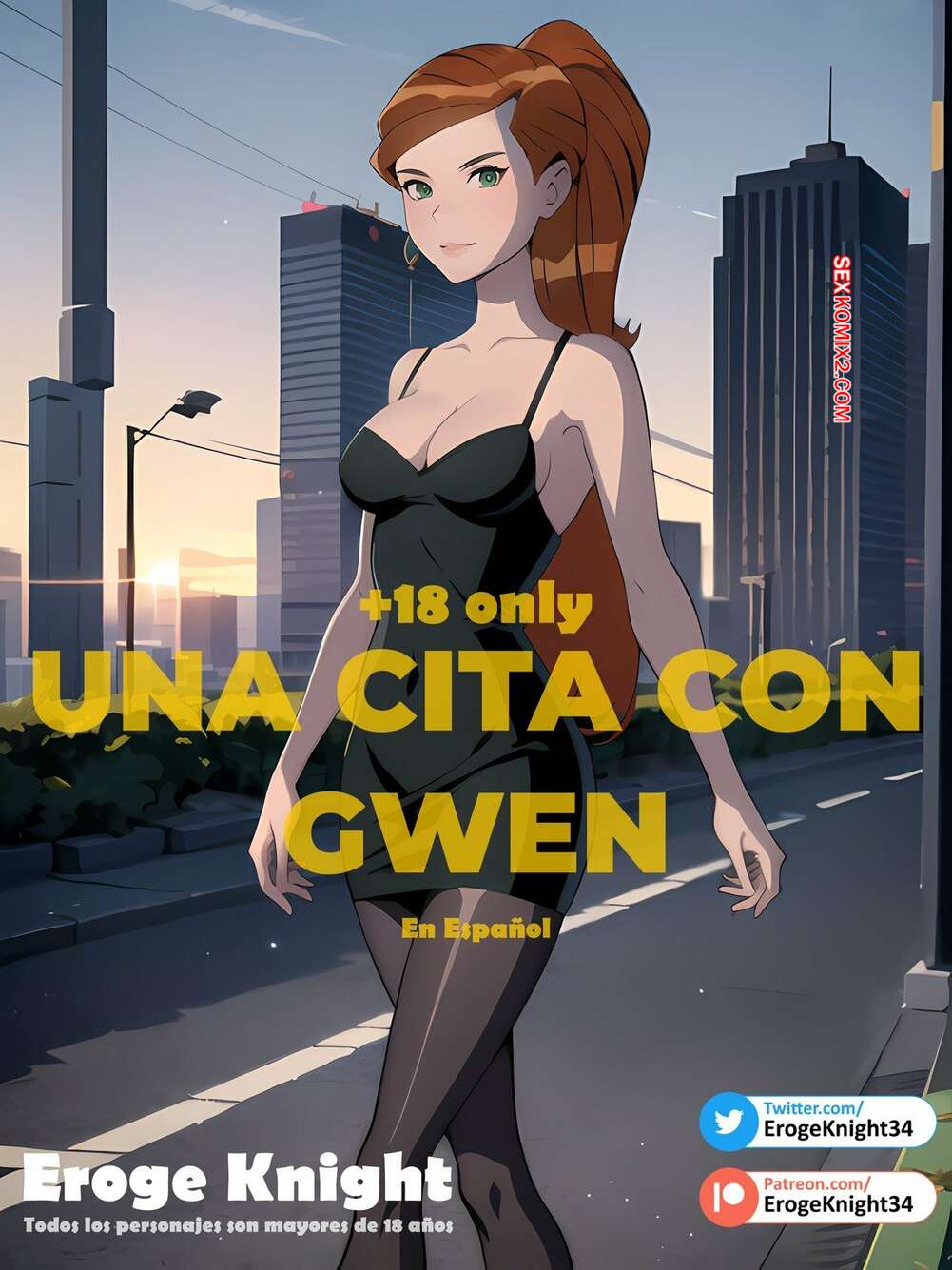 Comic porno Una CITA con GWEN. ErogeKnight.