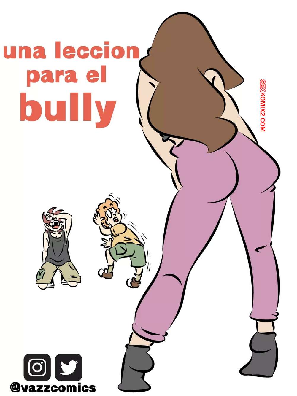 Comic porno Una Leccion para el Bully. Vazzcomics