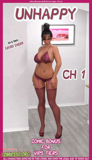 Comic porno UNHAPPY. Parte 1.  Lucius Logan.