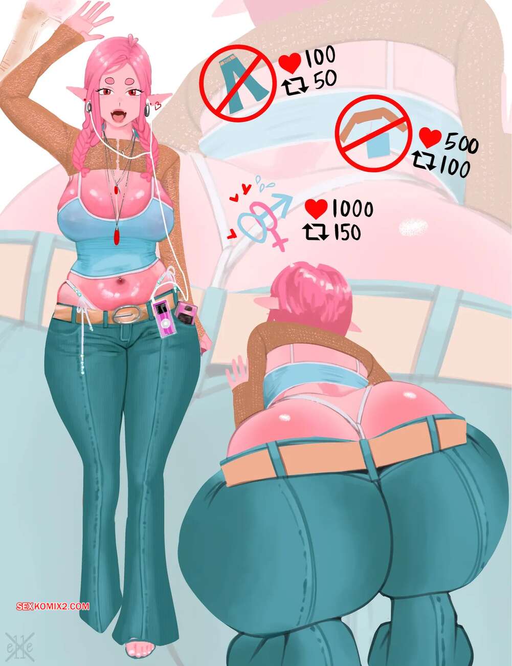 Comic porno Valentines slime girl breeding. x e11e