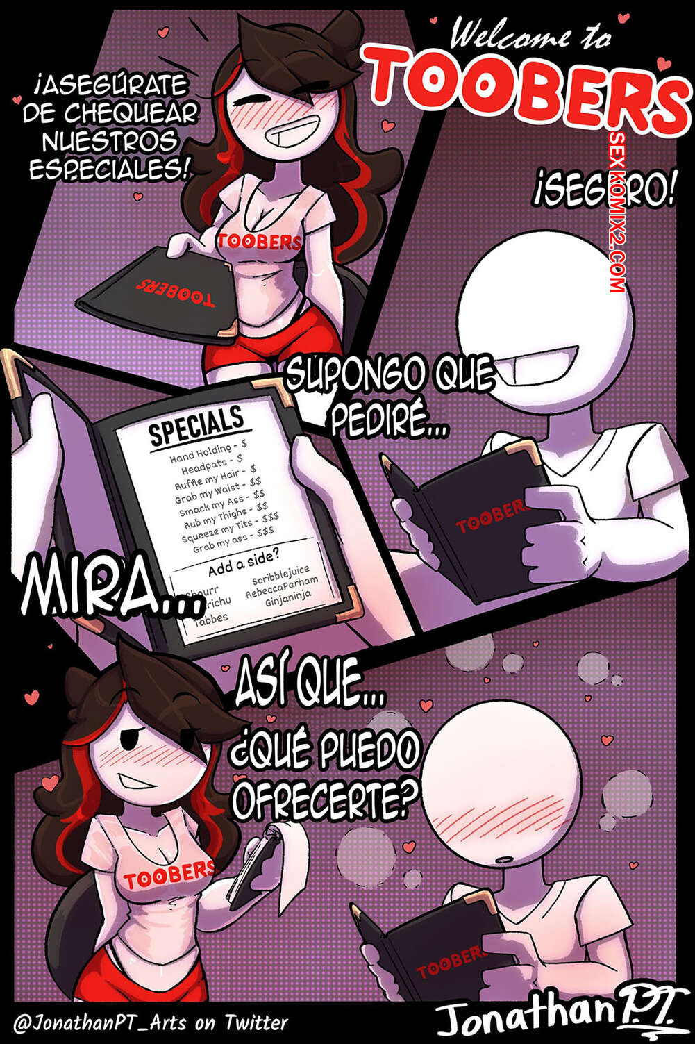Comic porno Welcome to TOOBERS. JonathanPT.