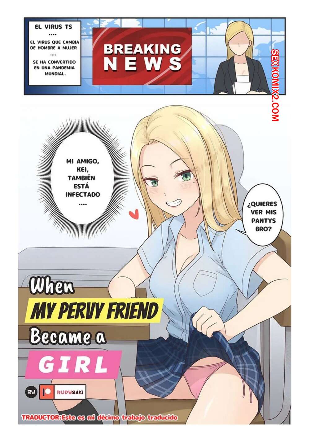 ✅️ Comic porno When My Pervy Friend Became a Girl. Rudysaki cómico de sexo  ardiente rubia estaba | Comics porno en español solo para adultos |  sexkomix2.com