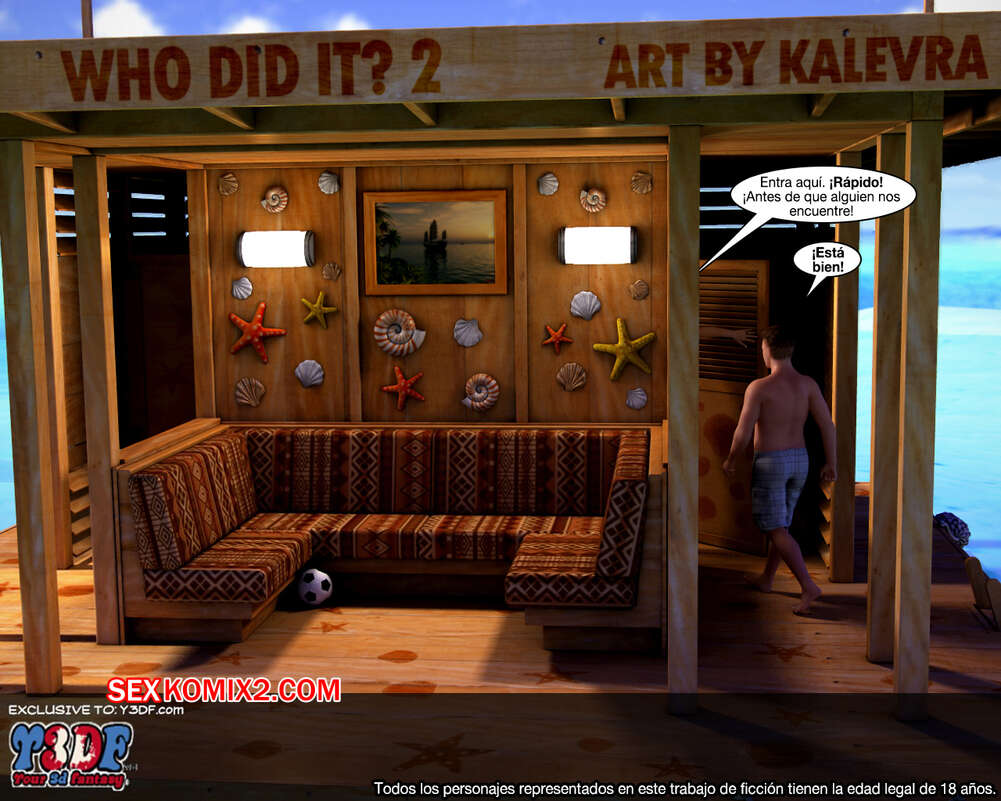 Comic porno WHO DID IT. Parte 2. Y3DF.