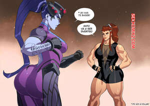 Comic porno WIDOWMAKER vs Brigitte. VanBrand. Comic porno WIDOWMAKER vs Brigitte. VanBrand.